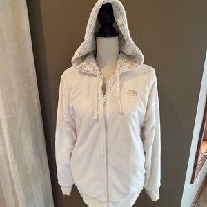 The North Face White Hooded Jacket